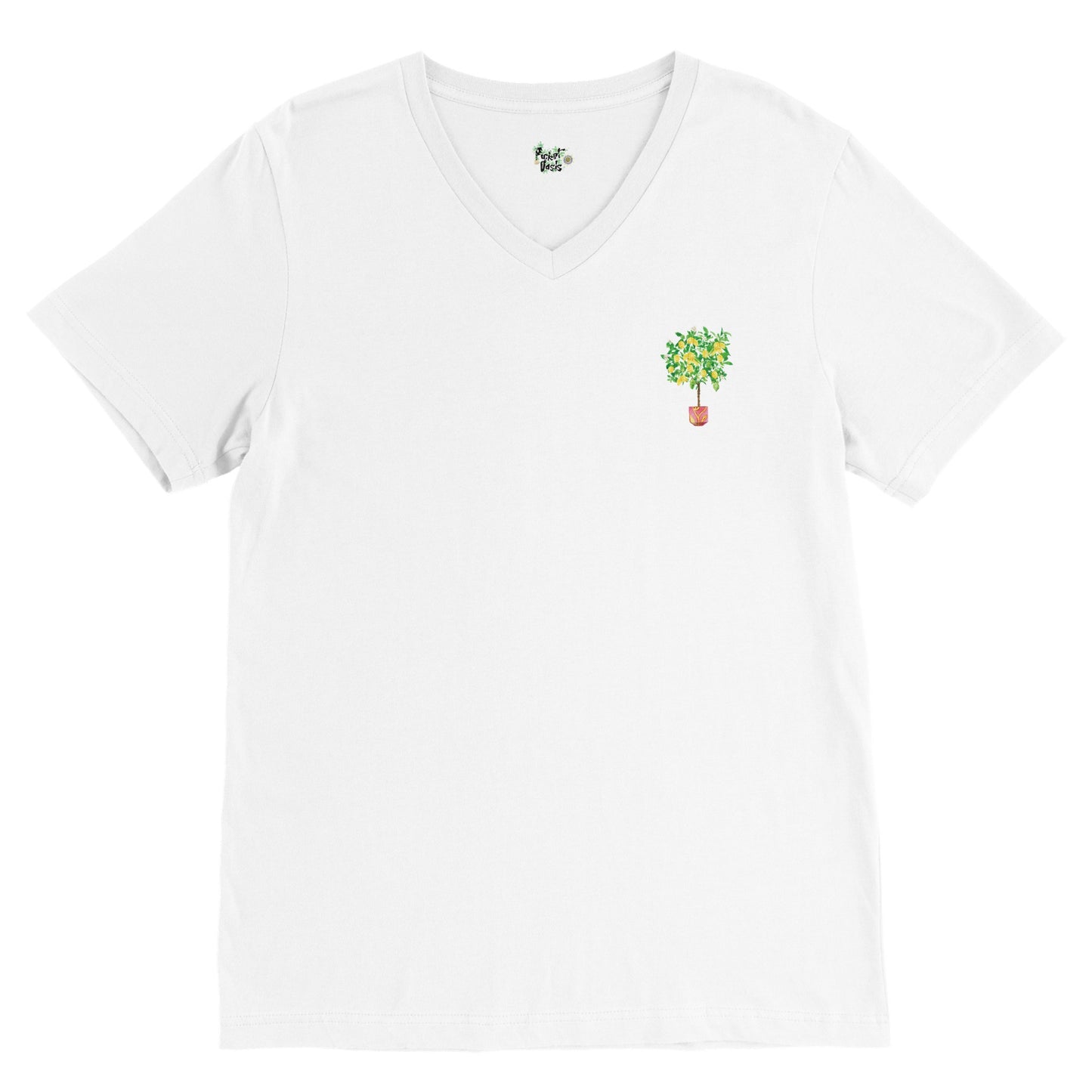 Premium Unisex V-Neck T-shirt Lemontree
