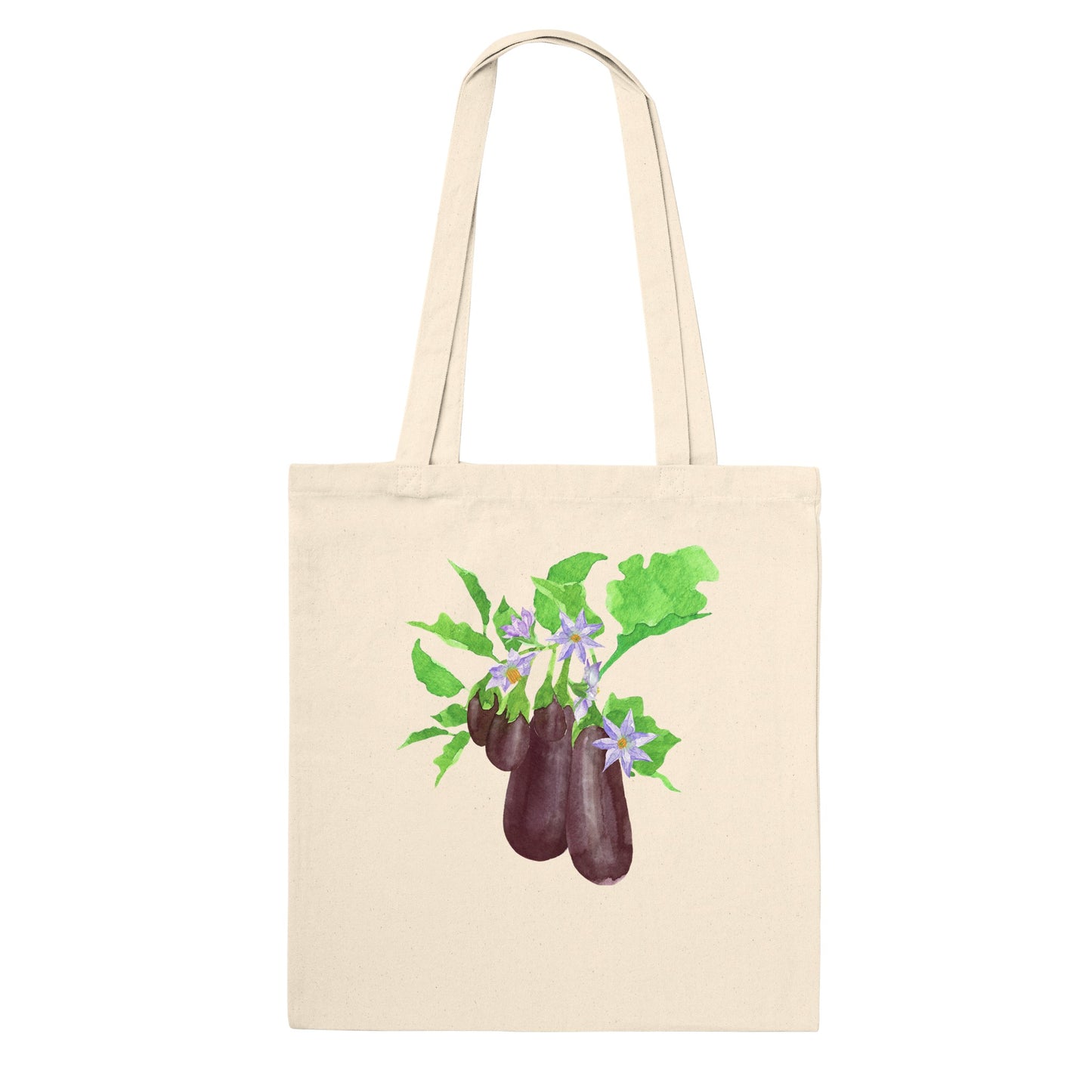 Premium Tote Bag Eggplant
