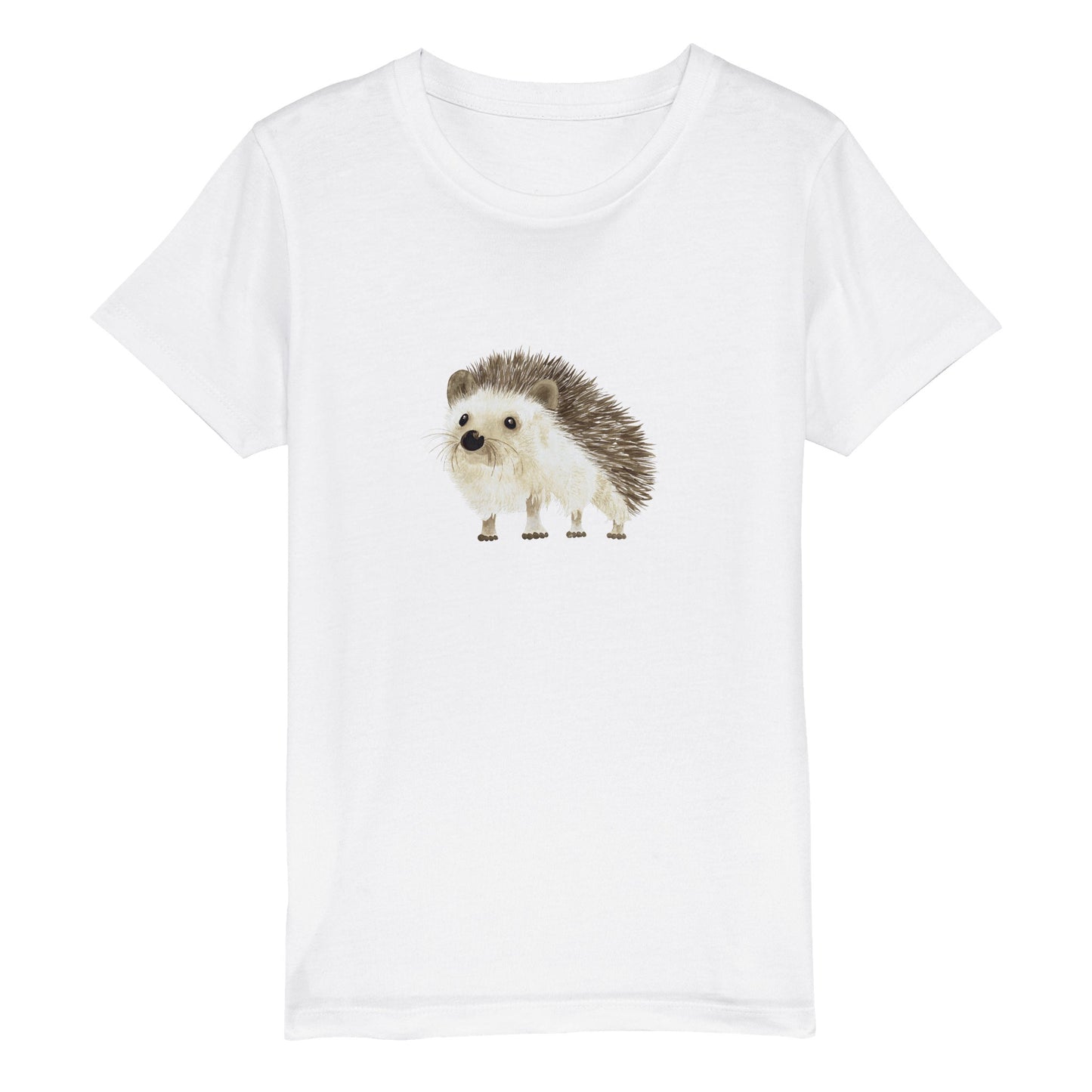 Organic Kids Crewneck T-shirt Hedgehog